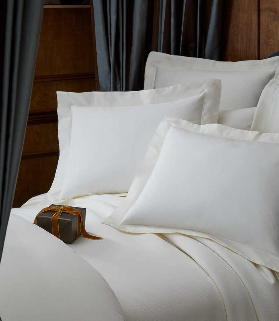 Boutique Ivory Percale Flat Sheet
