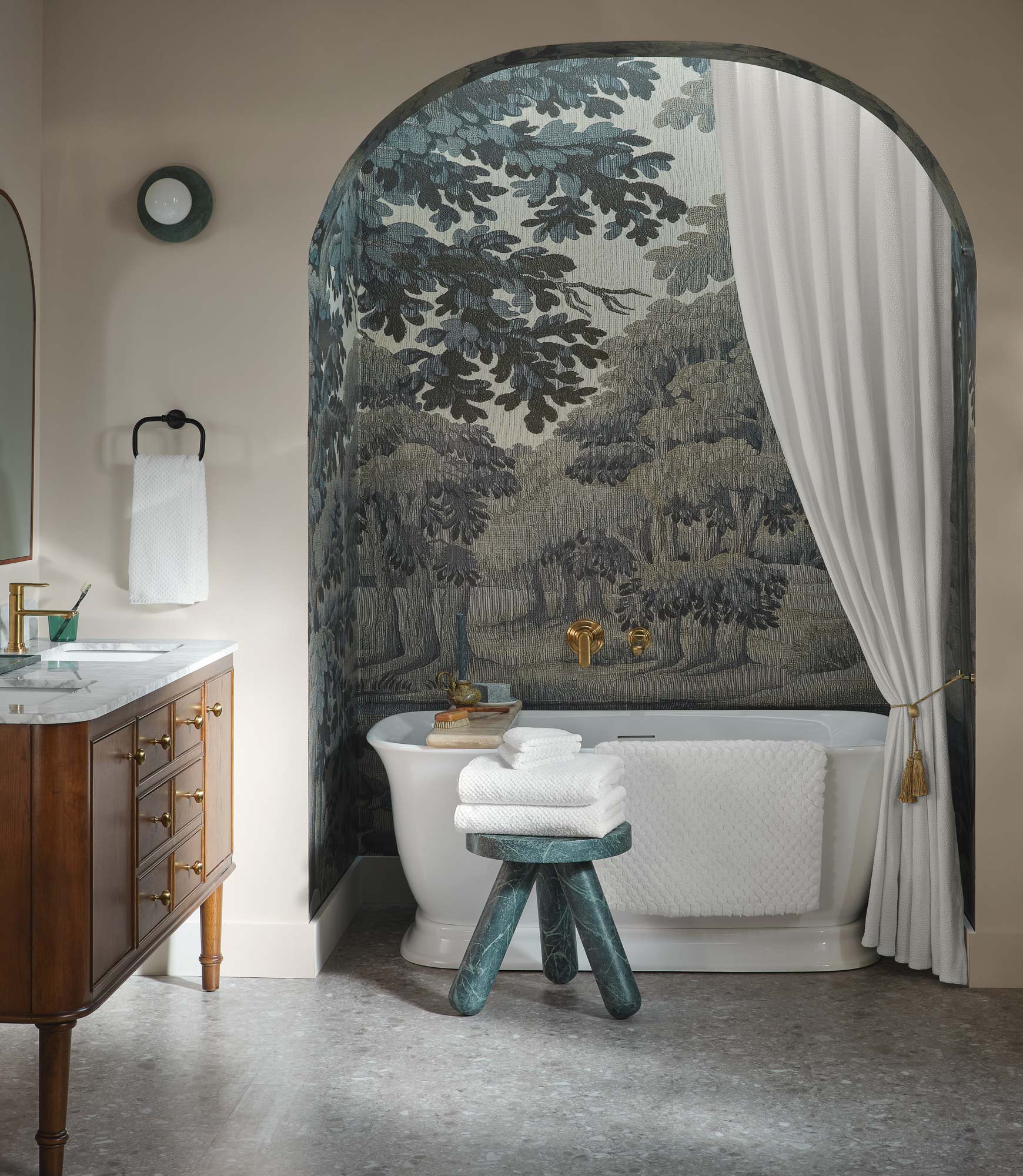 Montauk Matelassé Shower Curtain